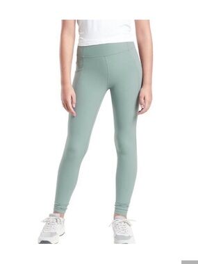 Athleta girl high rise stash your treasure tight green xxl